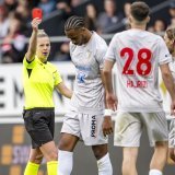 Noé Sow, explusé dans les dernières minutes du match nul 1-1 entre le FC Sion et le Servette FC
